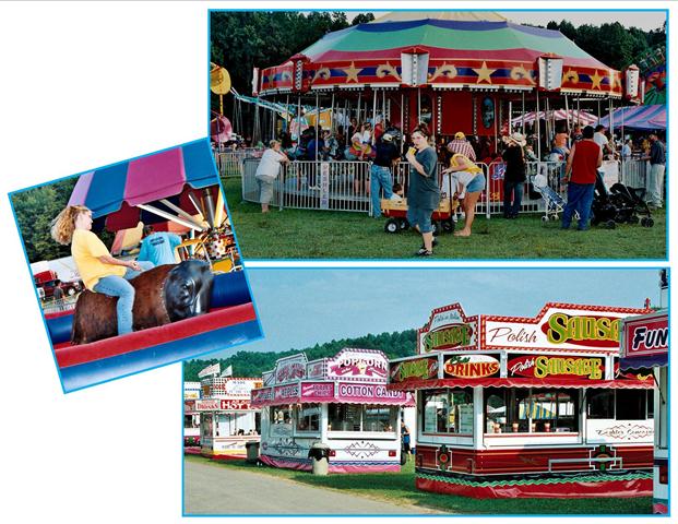 Braxton County Fair carnival